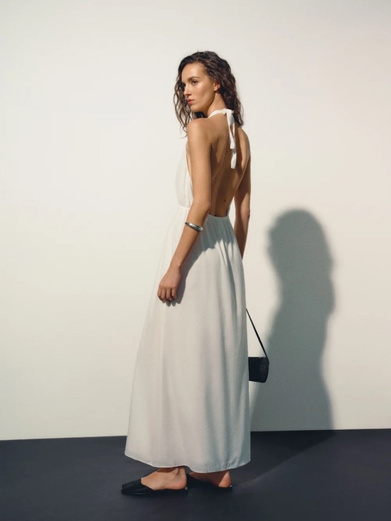 Reformation Dresses & Skirts - NEW Reformation Kiran Maxi Halter Dress White | US 2 UK 6